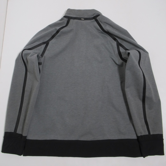 Lululemon Furtive Jacket Black / Heathered Slate / Black Size XL Water-Resistant - Picture 10 of 12